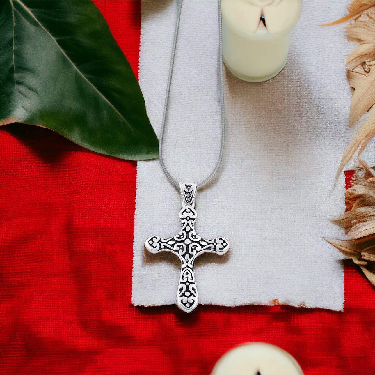 Sterling Silver Cross Necklace