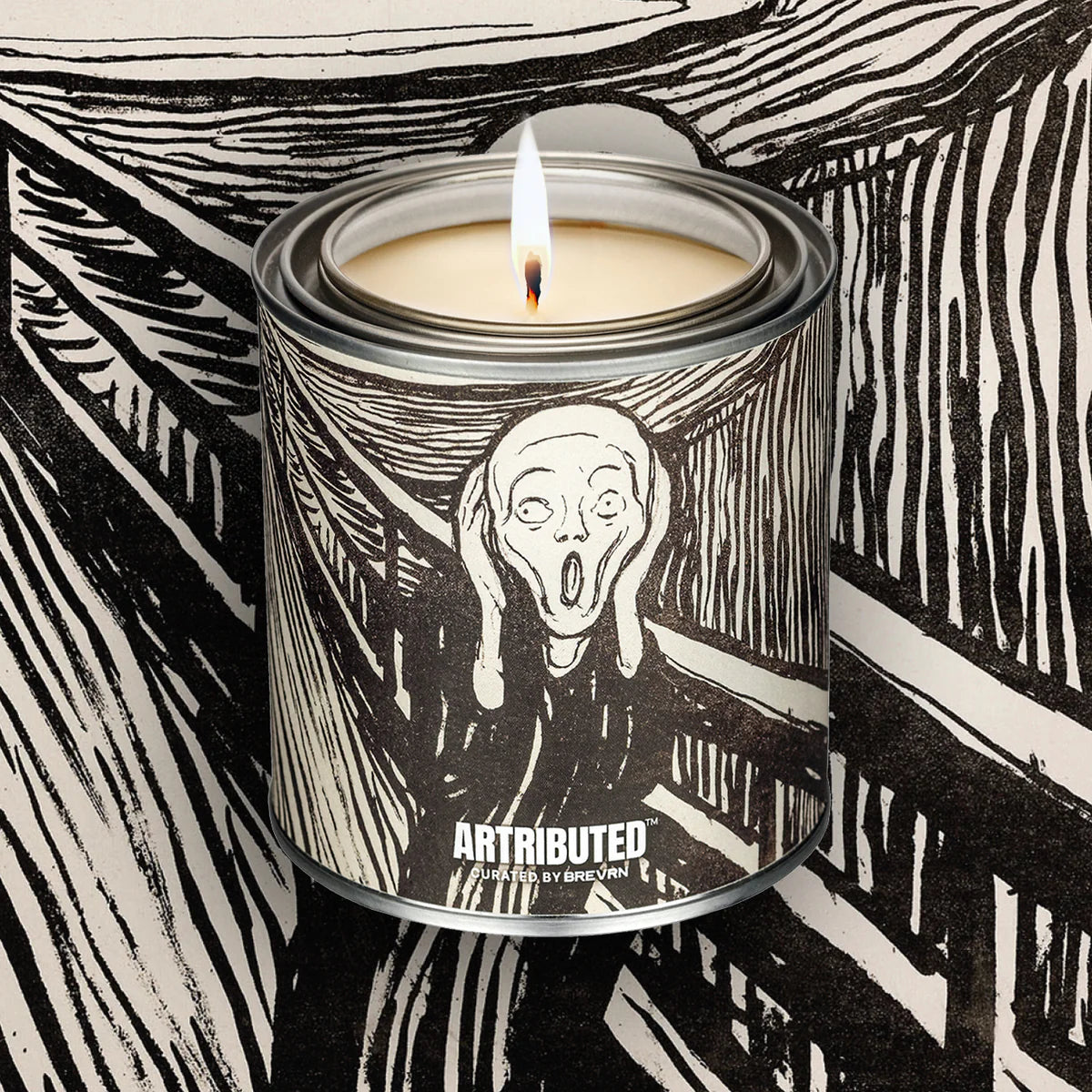 Munch The Scream Candle