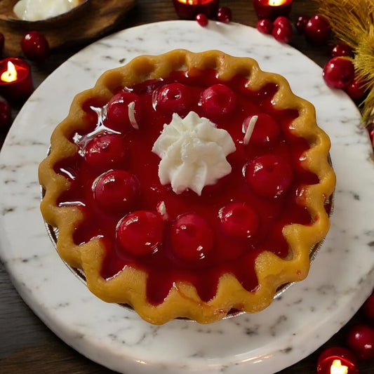 Cranberry Pie Candle-Dessert