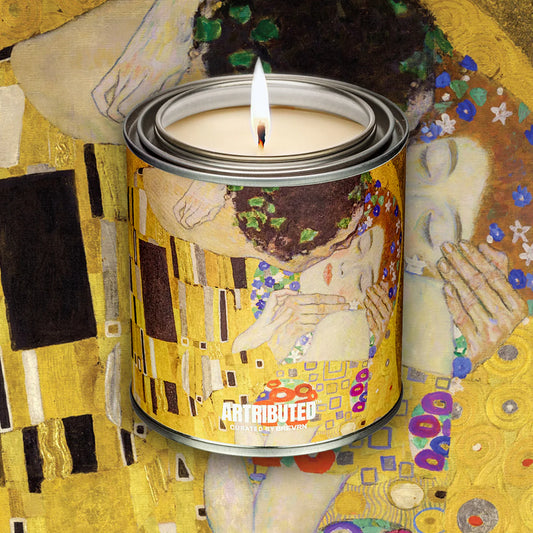 Klimt The Kiss Candle